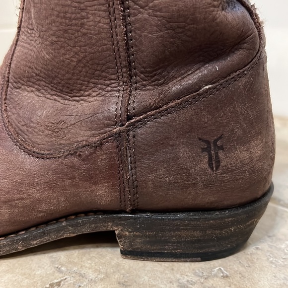 Frye Coachella Boots Rich Brown Leather 5.5 - Picture 4 of 7